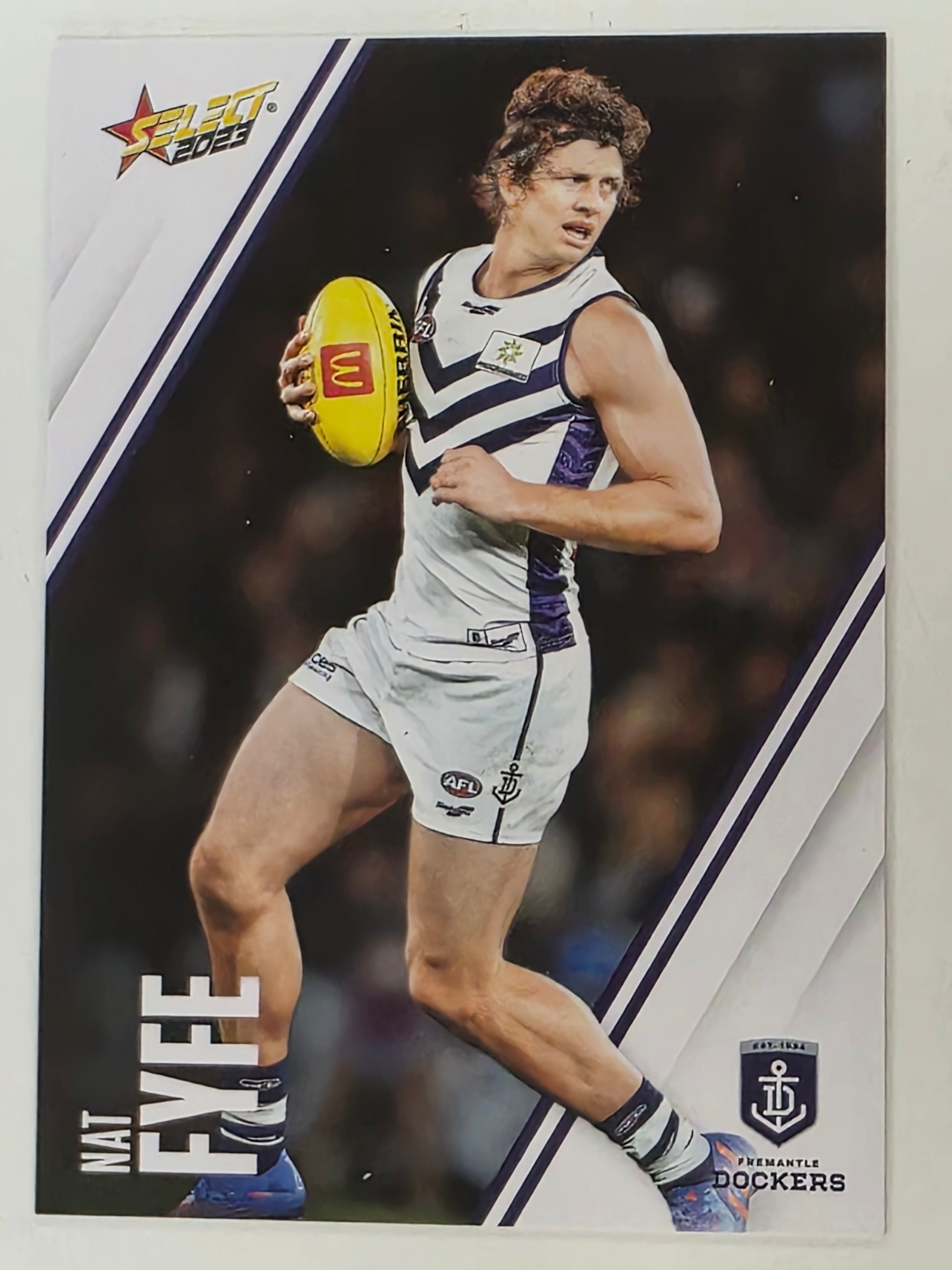 AFL 2023 Footy Stars Base Card #056 Nat Fyfe Fremantle Dockers
