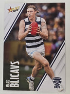 AFL 2023 Footy Stars Base Card #063 Mark Blicavs Geelong Cats