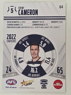 AFL 2023 Footy Stars Base Card #064 Jeremy Cameron Geelong Cats