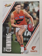 AFL 2023 Footy Stars Base Card #073 Isaac Cumming GWS Giants