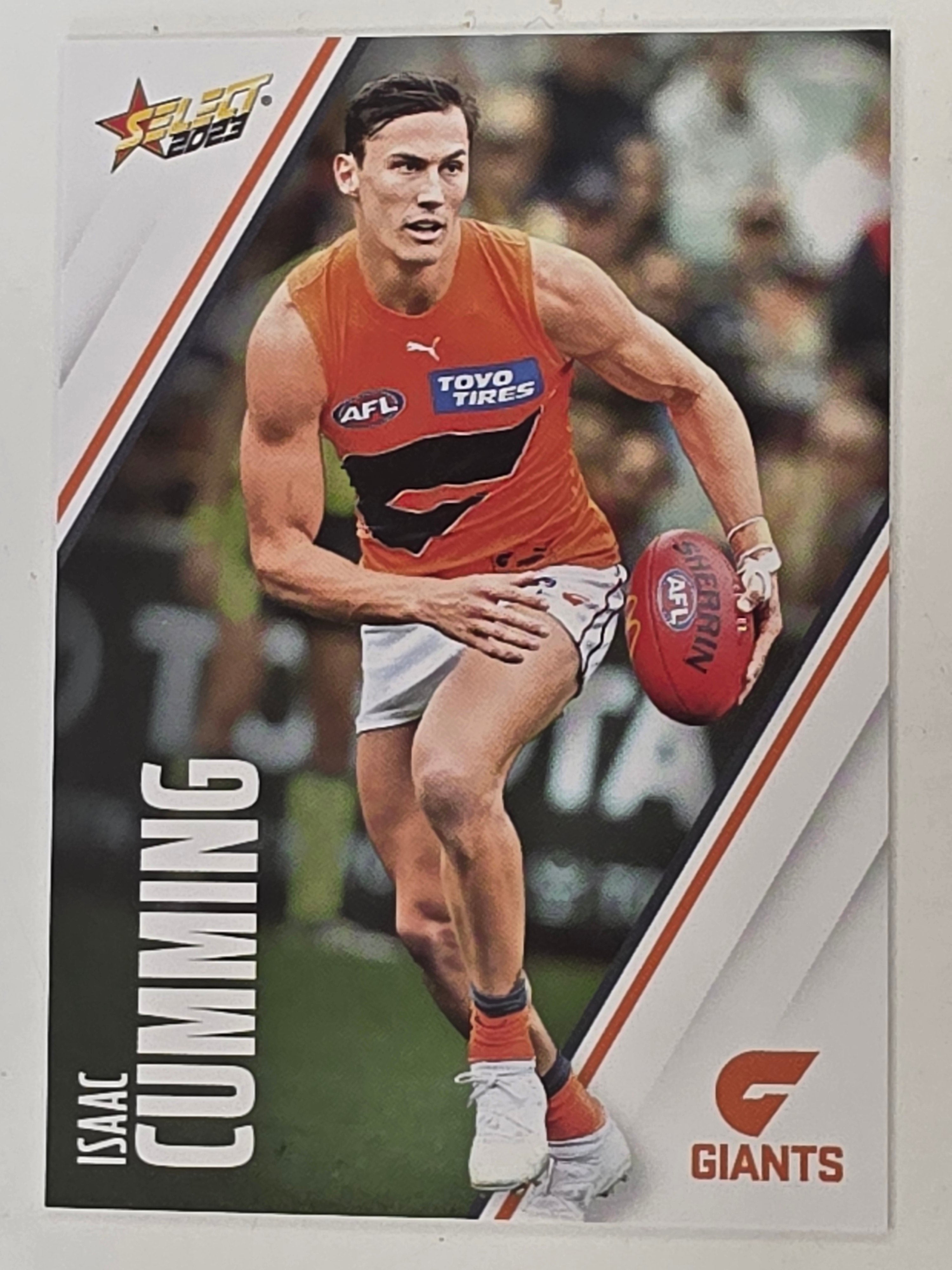 AFL 2023 Footy Stars Base Card #073 Isaac Cumming GWS Giants