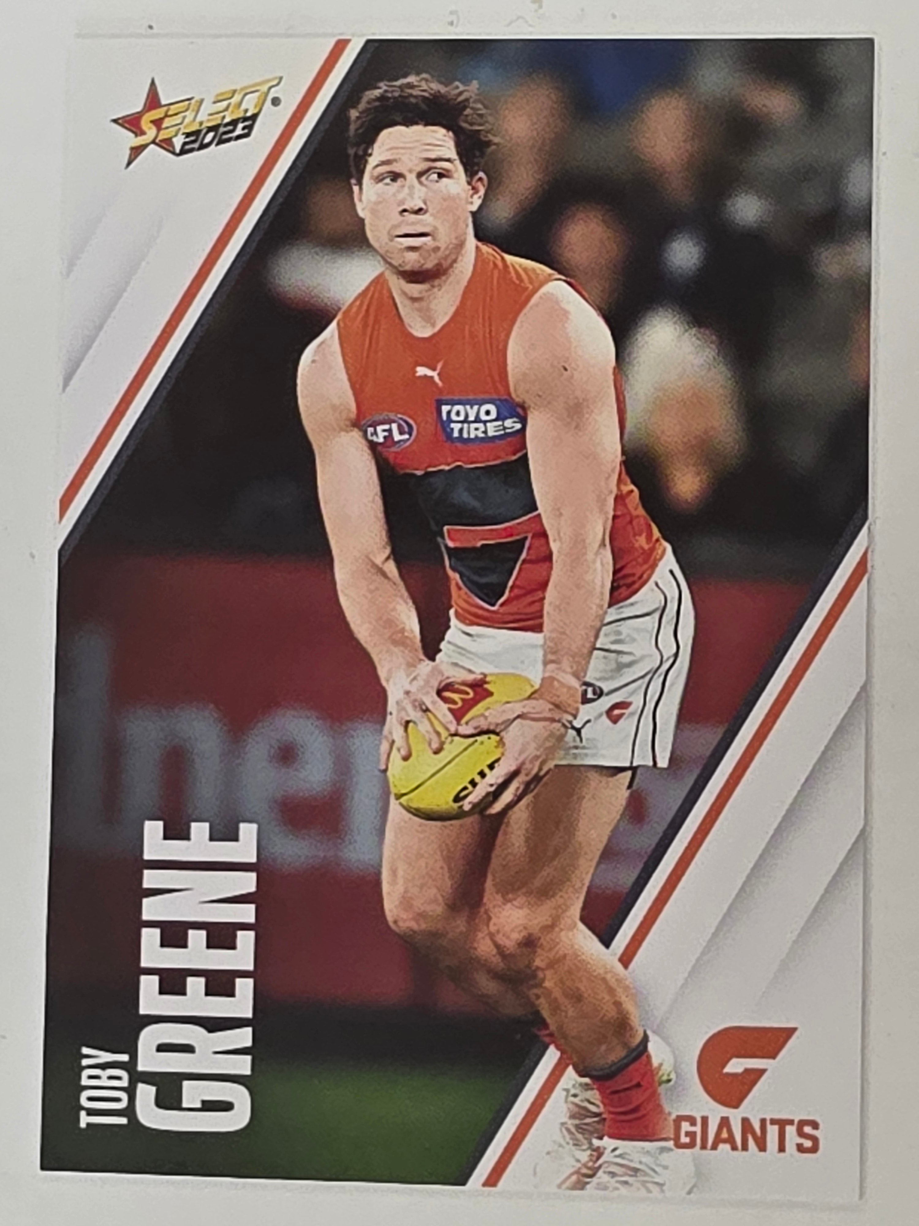 AFL 2023 Footy Stars Base Card #075 Toby Greene GWS Giants