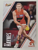 AFL 2023 Footy Stars Base Card #076 Nick Haynes GWS Giants