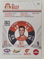 AFL 2023 Footy Stars Base Card #077 Josh Kelly GWS Giants