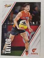 AFL 2023 Footy Stars Base Card #079 Sam Taylor GWS Giants