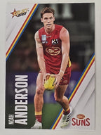 AFL 2023 Footy Stars Base Card #082 Noah Anderson Gold Coast Suns