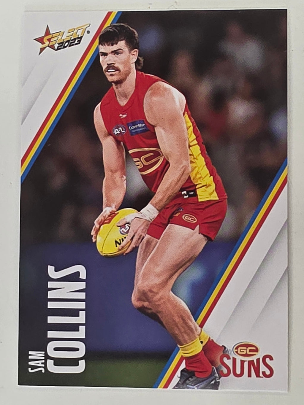 AFL 2023 Footy Stars Base Card #084 Sam Collins Gold Coast Suns