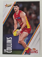 AFL 2023 Footy Stars Base Card #084 Sam Collins Gold Coast Suns