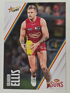 AFL 2023 Footy Stars Base Card #085 Brandon Ellis Gold Coast Suns