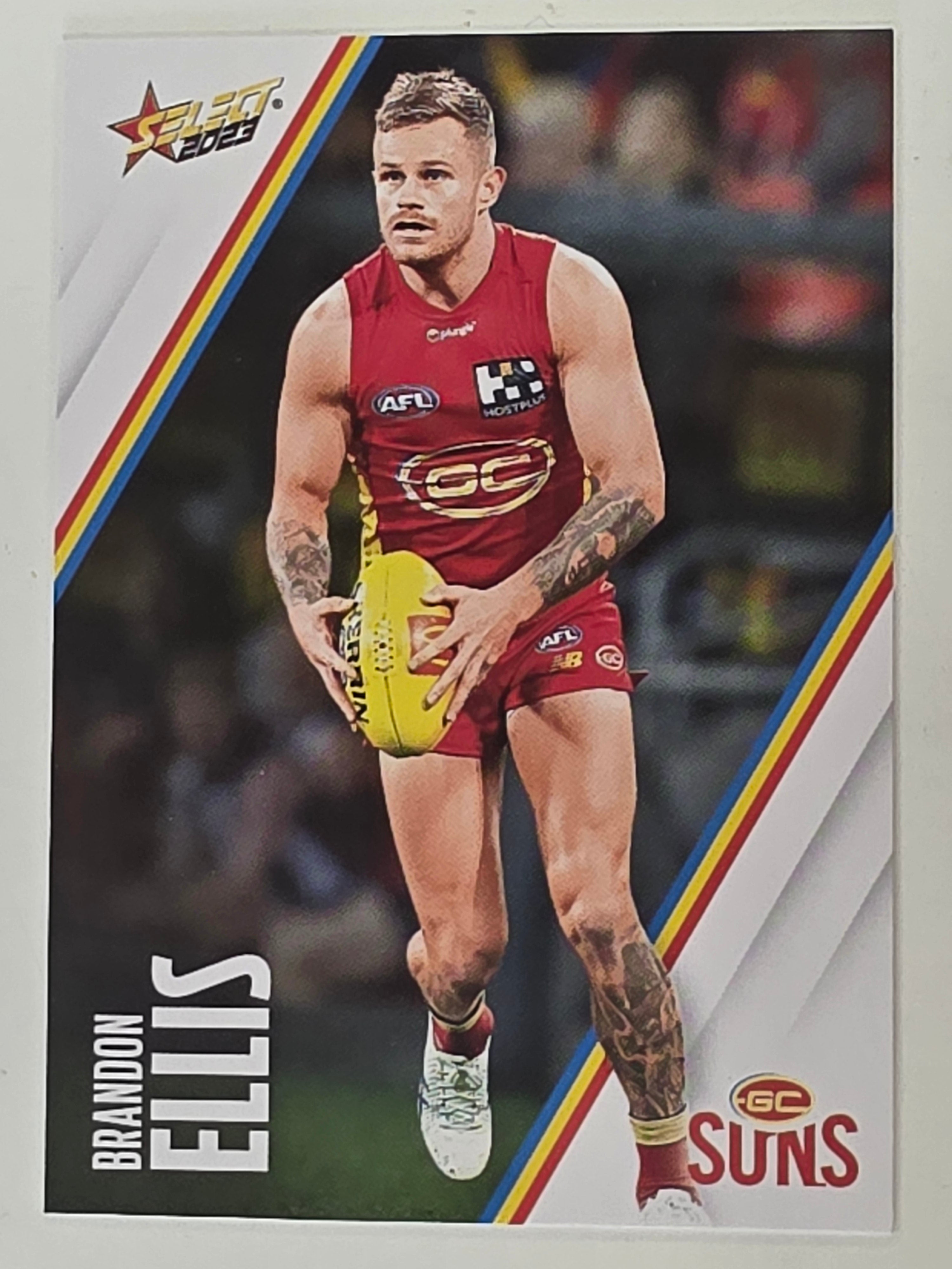 AFL 2023 Footy Stars Base Card #085 Brandon Ellis Gold Coast Suns