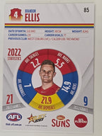 AFL 2023 Footy Stars Base Card #085 Brandon Ellis Gold Coast Suns