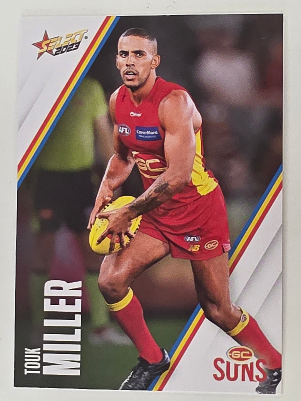AFL 2023 Footy Stars Base Card #088 Touk Miller Gold Coast Suns