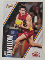 AFL 2023 Footy Stars Base Card #090 David Swallow Gold Coast Suns