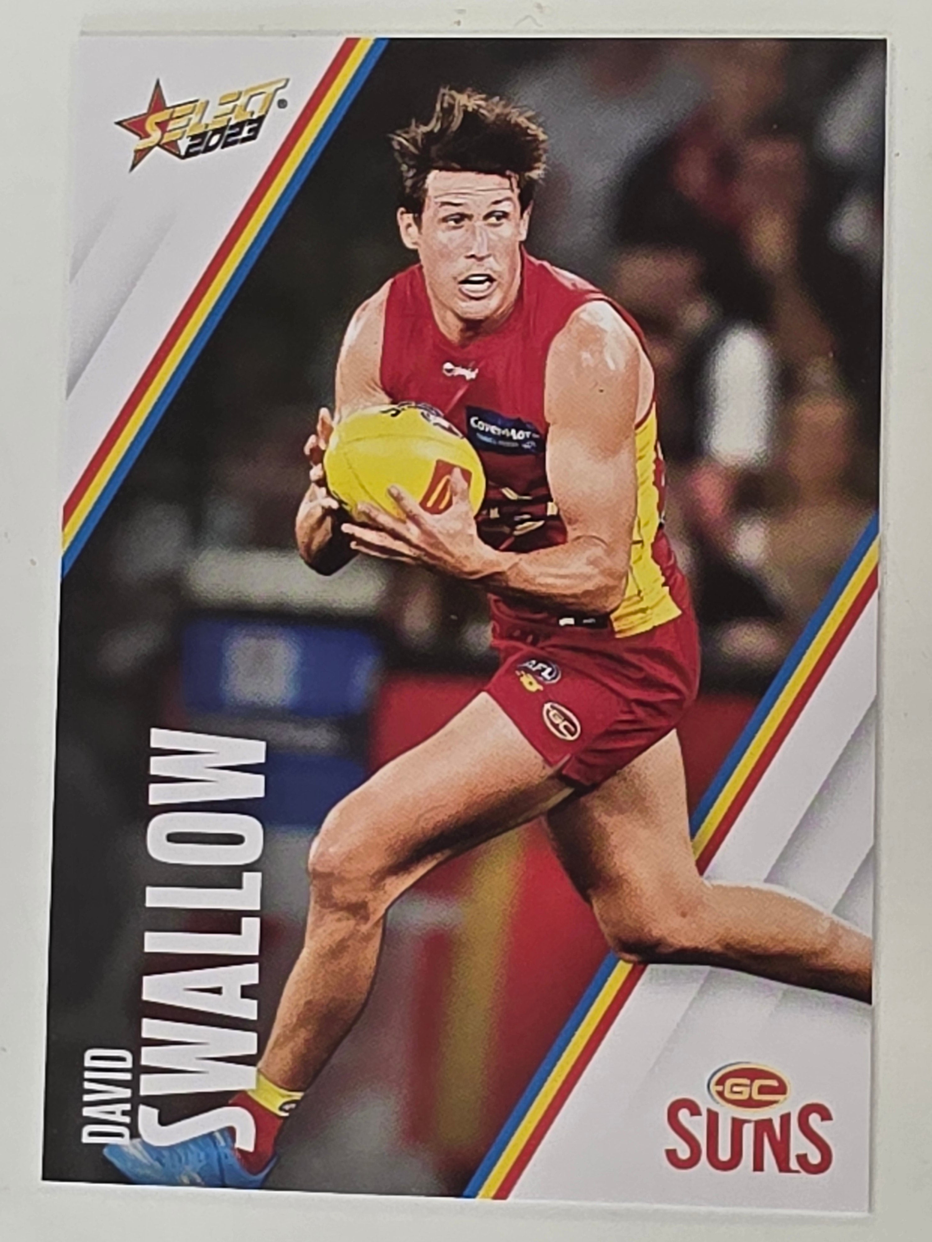 AFL 2023 Footy Stars Base Card #090 David Swallow Gold Coast Suns
