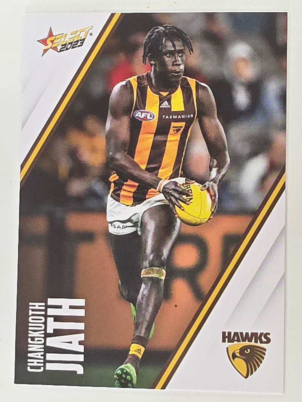 AFL 2023 Footy Stars Base Card #094 Changkuoth Jiath Hawthorn Hawks