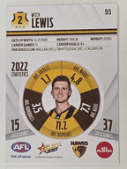 AFL 2023 Footy Stars Base Card #095 Mitch Lewis Hawthorn Hawks