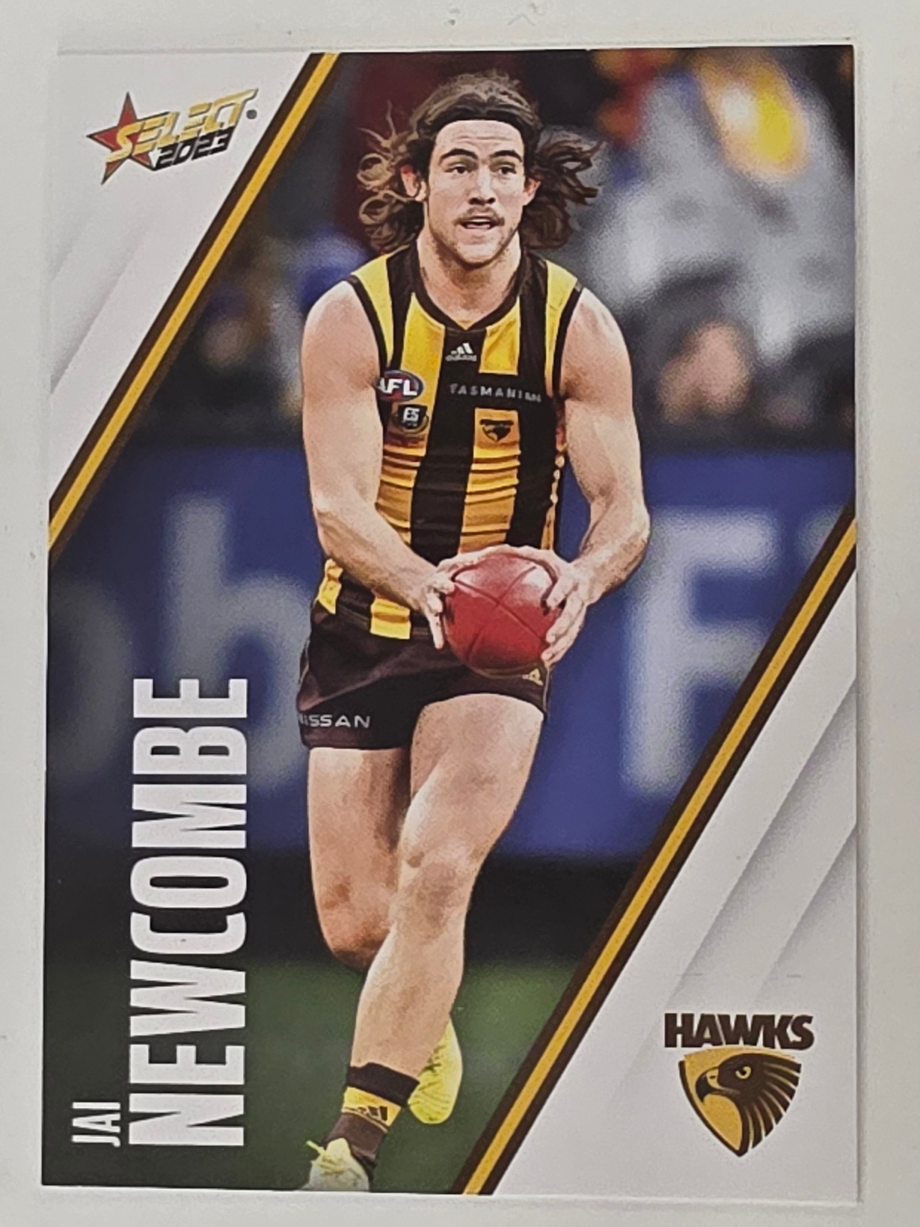AFL 2023 Footy Stars Base Card #098 Jai Newcombe Hawthorn Hawks