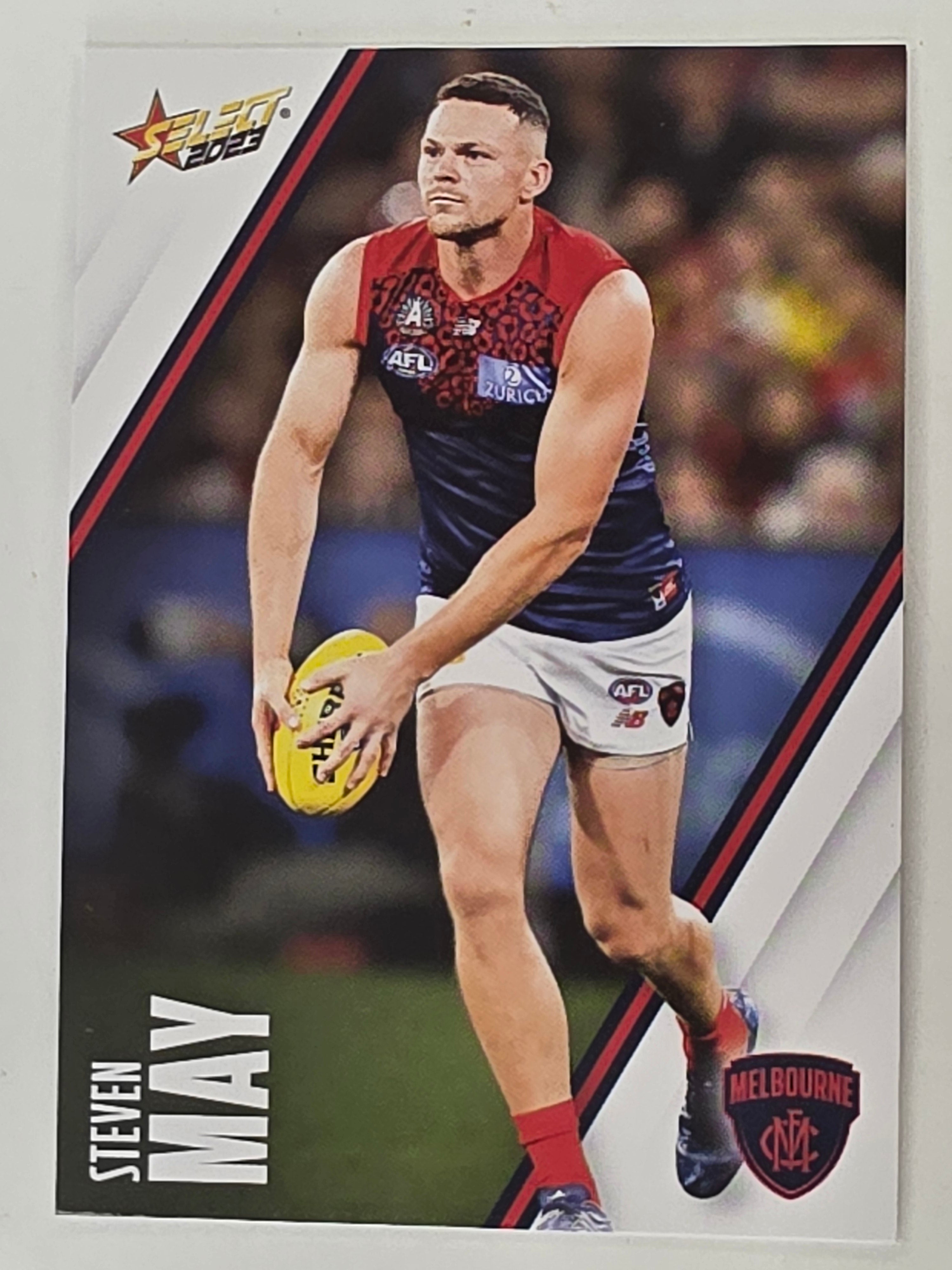 AFL 2023 Footy Stars Base Card #106 Steven May Melbourne Demons