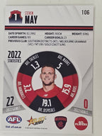 AFL 2023 Footy Stars Base Card #106 Steven May Melbourne Demons