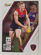 AFL 2023 Footy Stars Base Card #107 Clayton Oliver Melbourne Demons