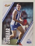 AFL 2023 Footy Stars Base Card #121 Cameron Zurhaar North Melbourne Kangaroos