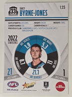 AFL 2023 Footy Stars Base Card #125 Darcy Byrne-Jones Port Adelaide Power
