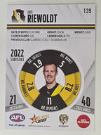 AFL 2023 Footy Stars Base Card #139 Jack Riewoldt Richmond Tigers