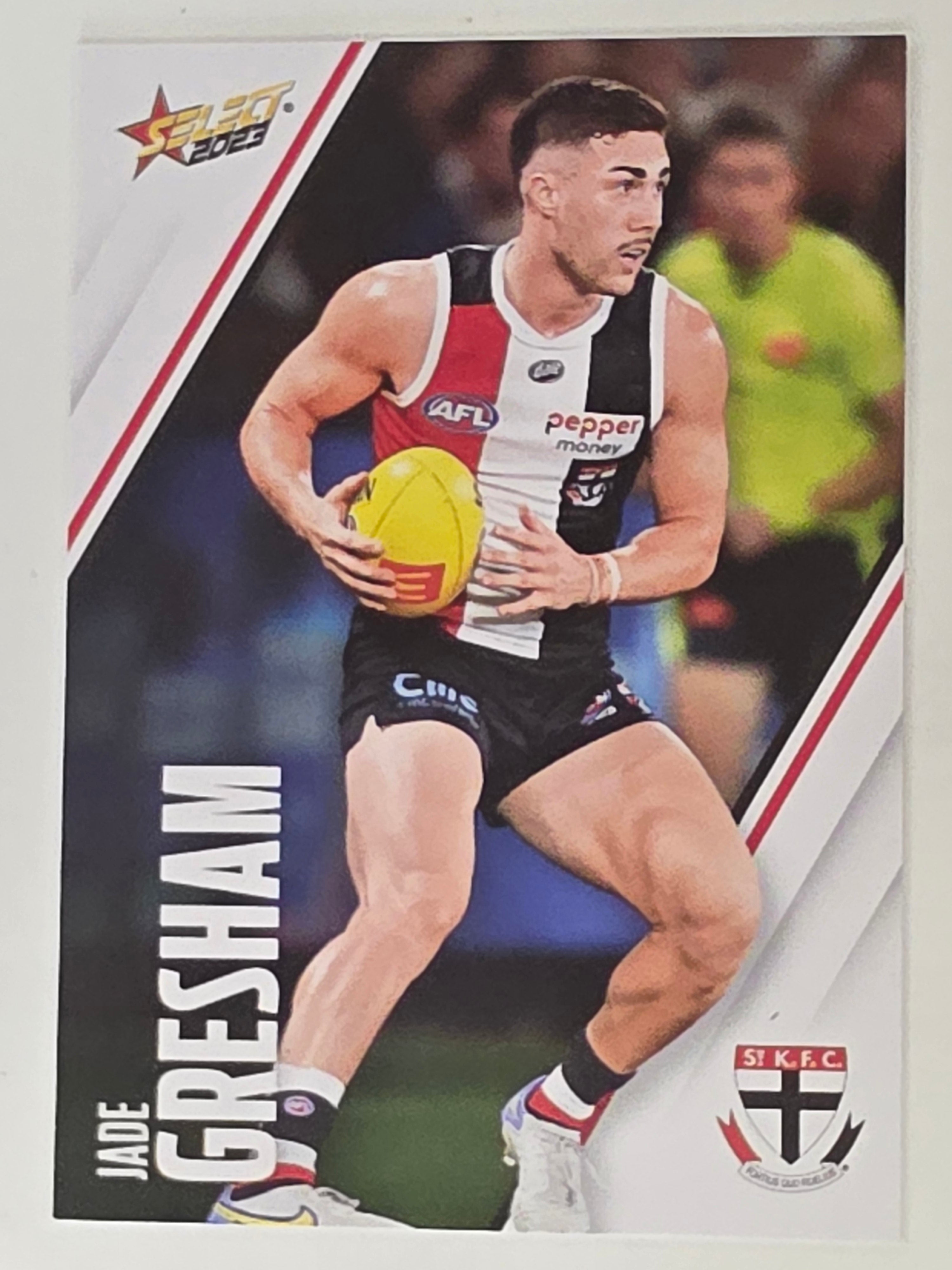 AFL 2023 Footy Stars Base Card #143 Jade Gresham St Kilda Saints