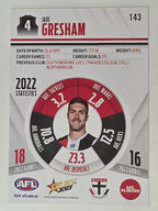 AFL 2023 Footy Stars Base Card #143 Jade Gresham St Kilda Saints