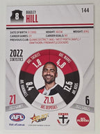 AFL 2023 Footy Stars Base Card #144 Bradley Hill St Kilda Saints