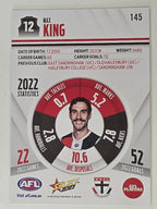 AFL 2023 Footy Stars Base Card #145 Max King St Kilda Saints