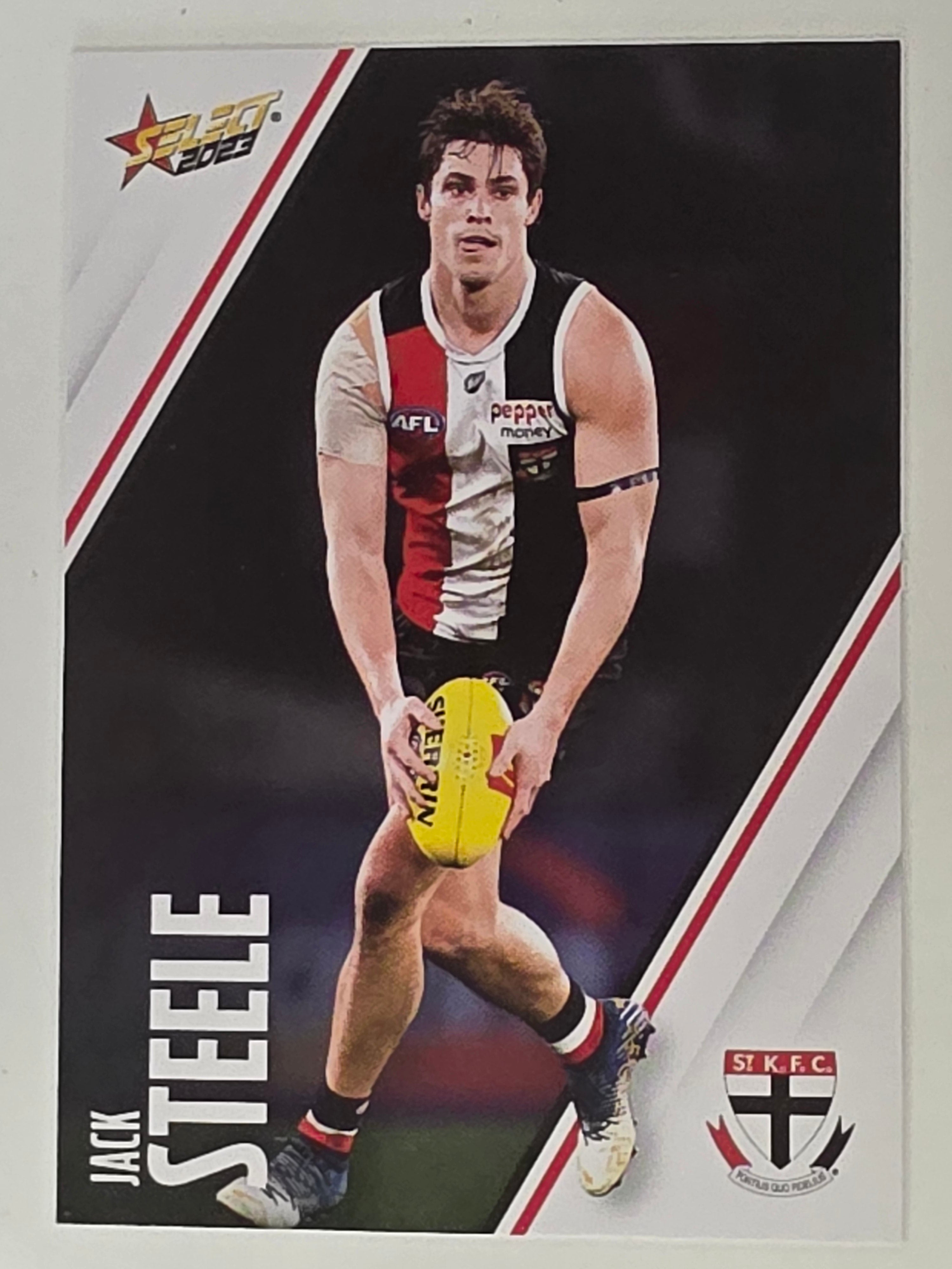 AFL 2023 Footy Stars Base Card #150 Jack Steele St Kilda Saints