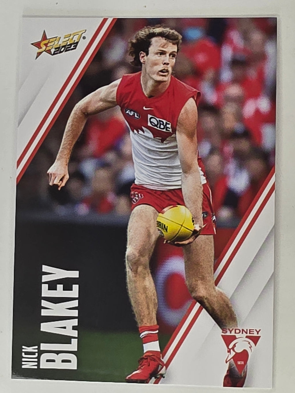 AFL 2023 Footy Stars Base Card #152 Nick Blakey Sydney Swans