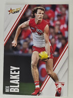 AFL 2023 Footy Stars Base Card #152 Nick Blakey Sydney Swans