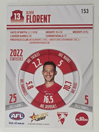 AFL 2023 Footy Stars Base Card #153 Oliver Florent Sydney Swans