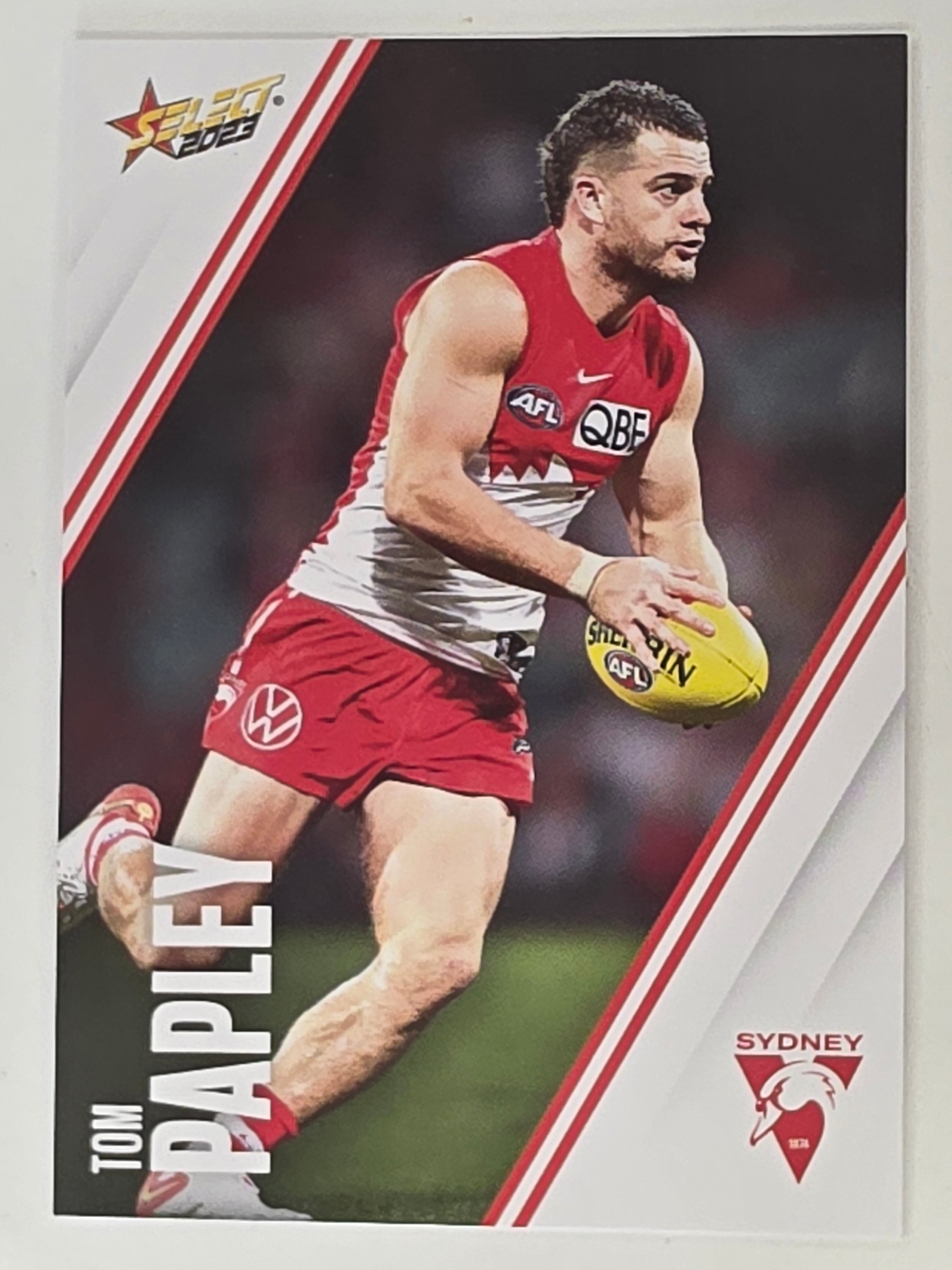AFL 2023 Footy Stars Base Card #158 Tom Papley Sydney Swans