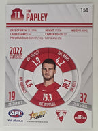 AFL 2023 Footy Stars Base Card #158 Tom Papley Sydney Swans