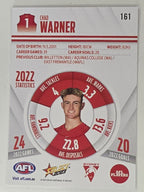AFL 2023 Footy Stars Base Card #161 Chad Warner Sydney Swans