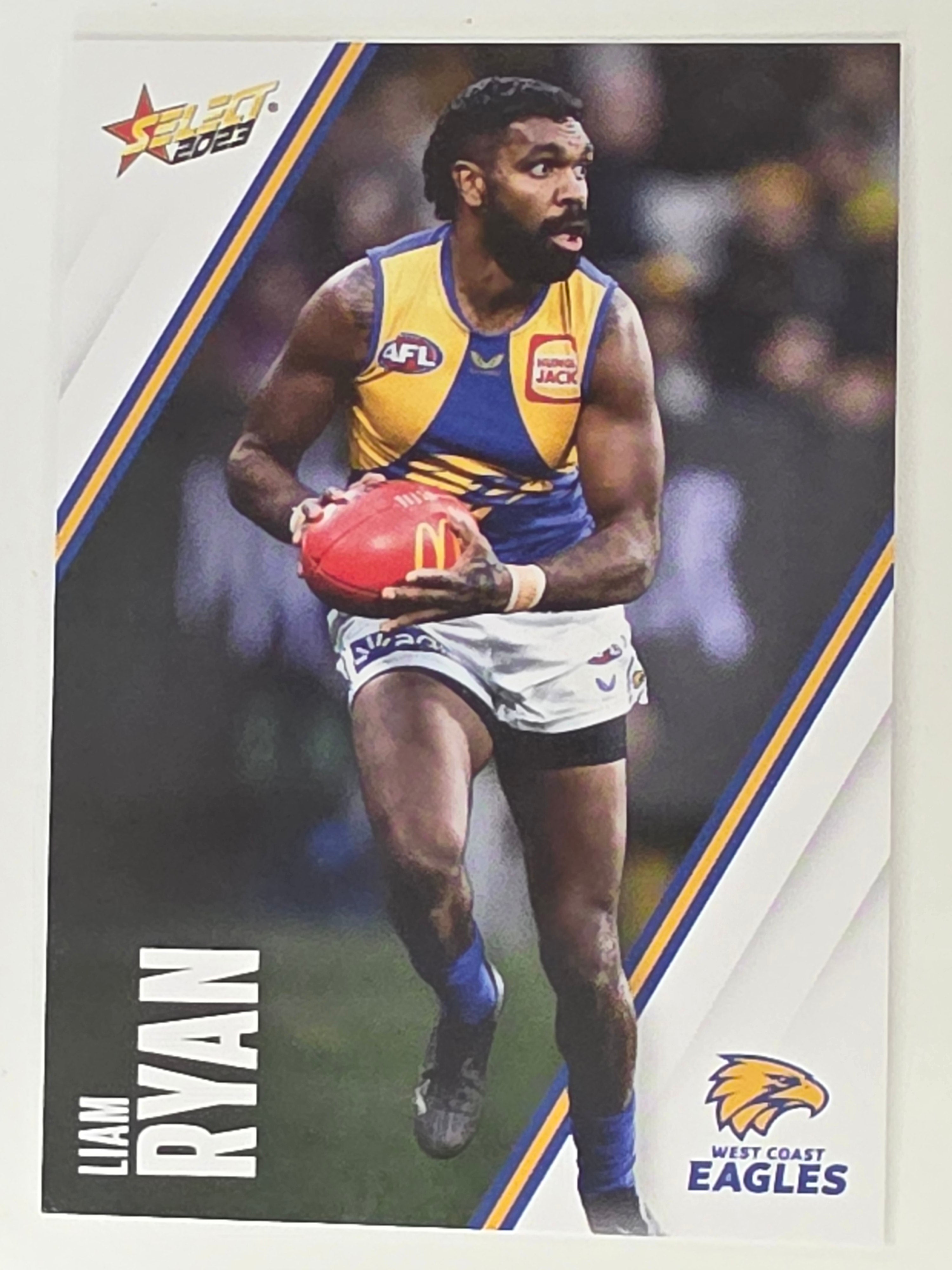 AFL 2023 Footy Stars Base Card #169 Liam Ryan West Coast Eagles
