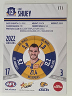 AFL 2023 Footy Stars Base Card #171 Luke Shuey West Coast Eagles