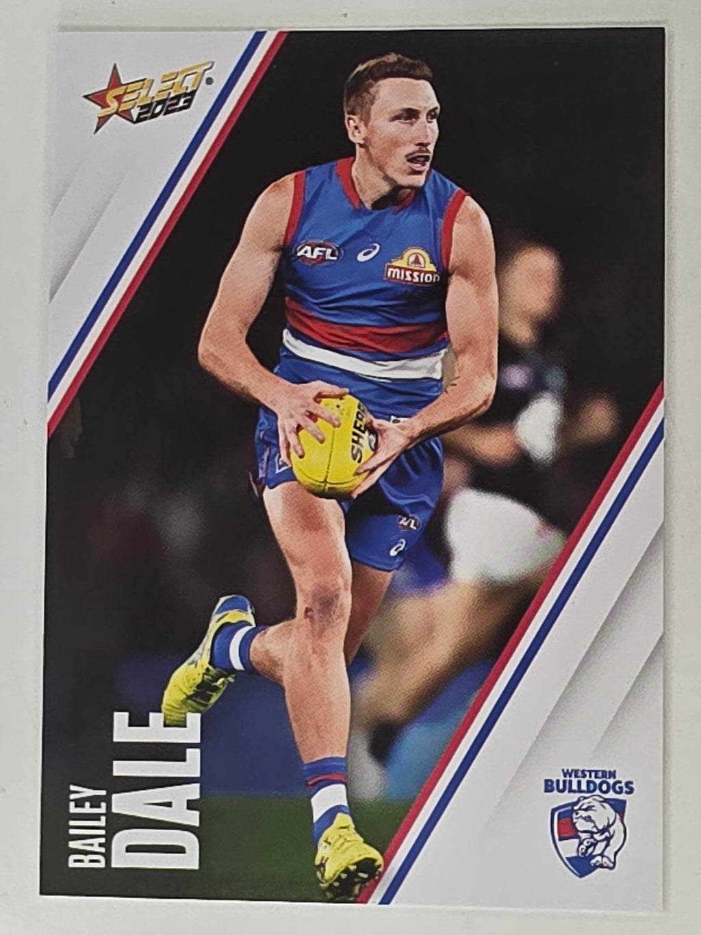 AFL 2023 Footy Stars Base Card #173 Bailey Dale Western Bulldogs