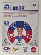 AFL 2023 Footy Stars Base Card #176 Tom Liberatore Western Bulldogs