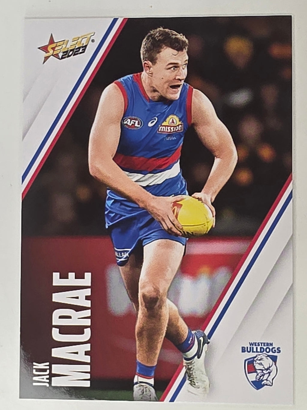 AFL 2023 Footy Stars Base Card #177 Jack Macrae Western Bulldogs