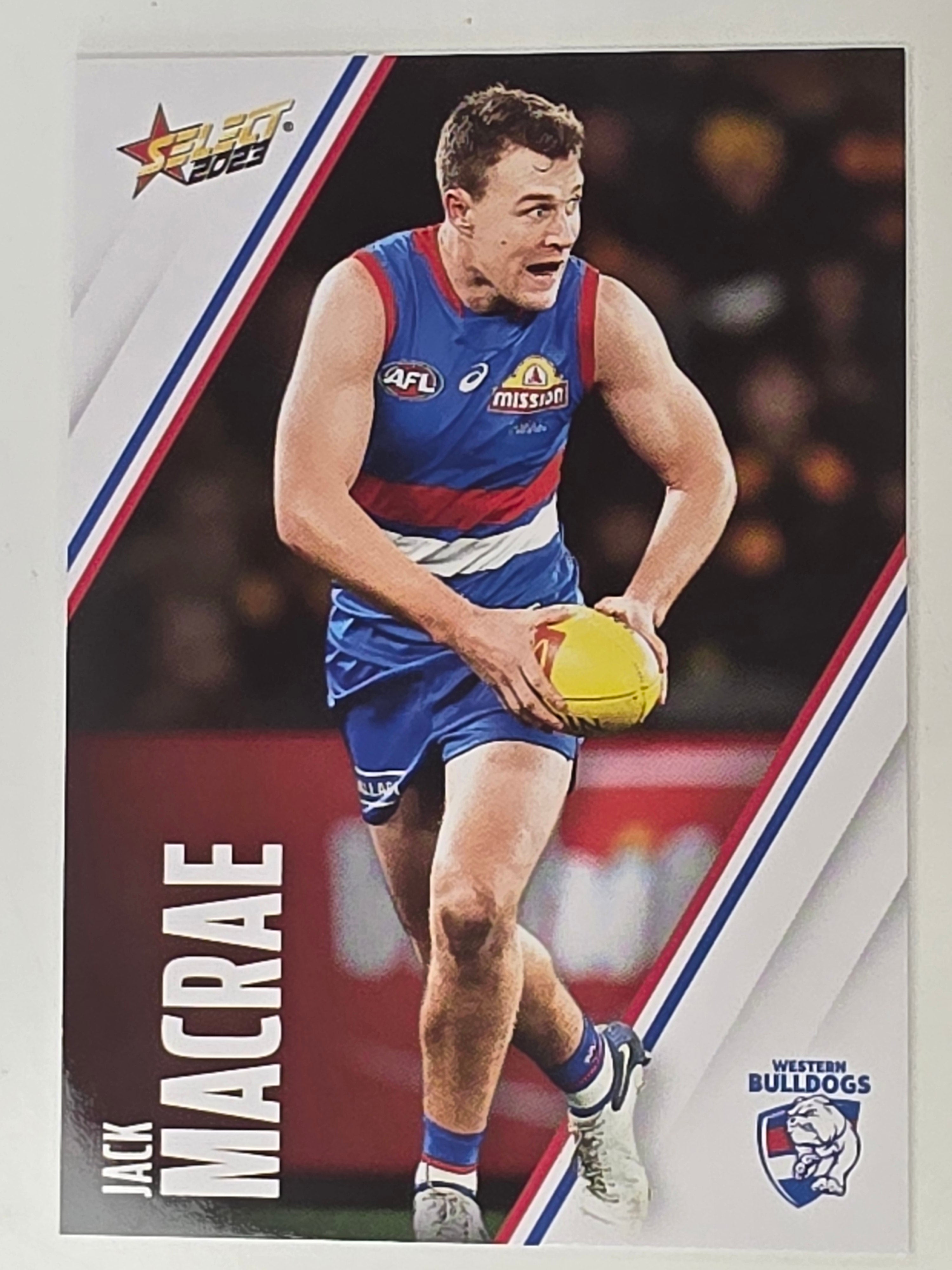 AFL 2023 Footy Stars Base Card #177 Jack Macrae Western Bulldogs