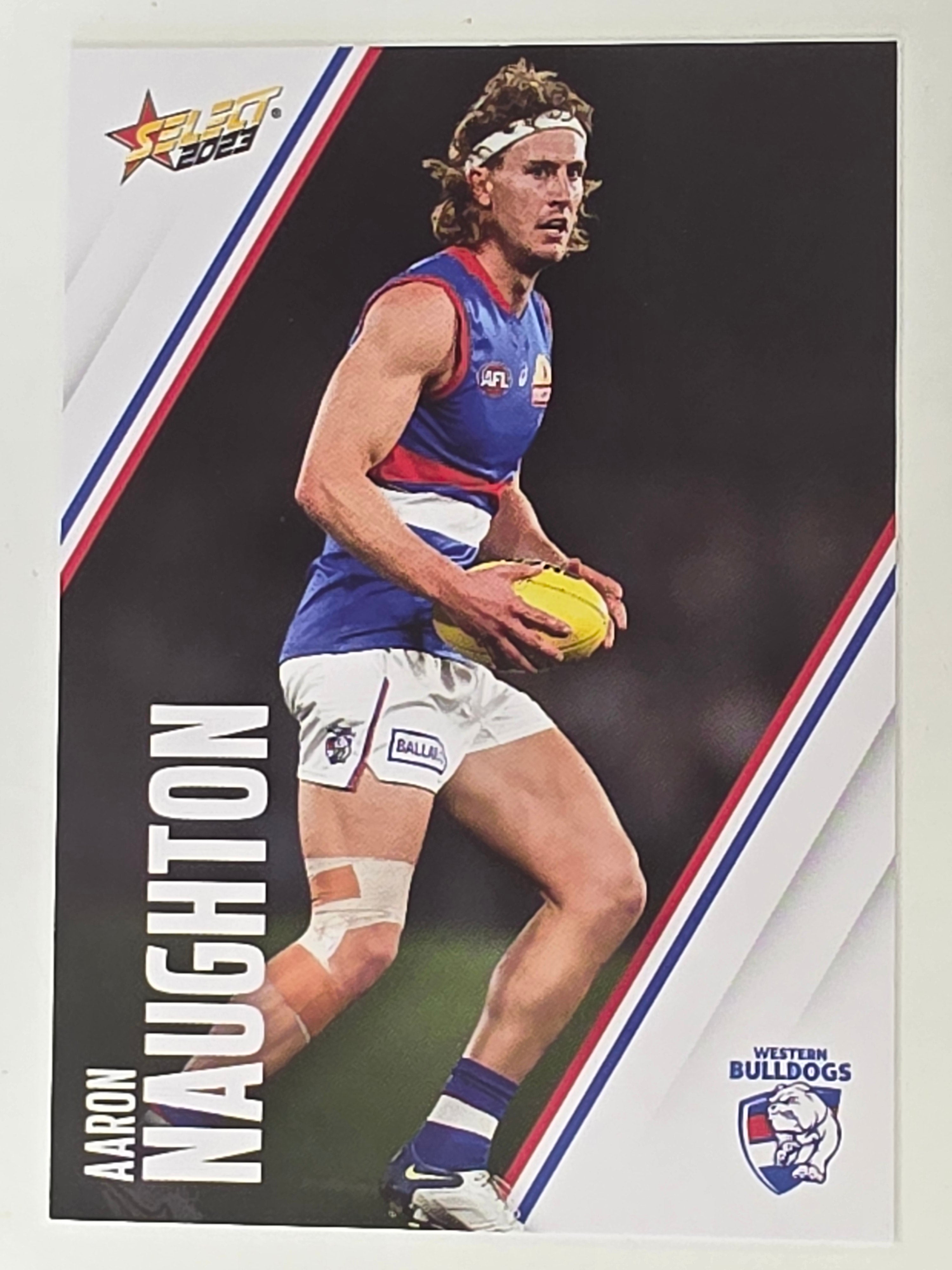 AFL 2023 Footy Stars Base Card #178 Aaron Naughton Western Bulldogs
