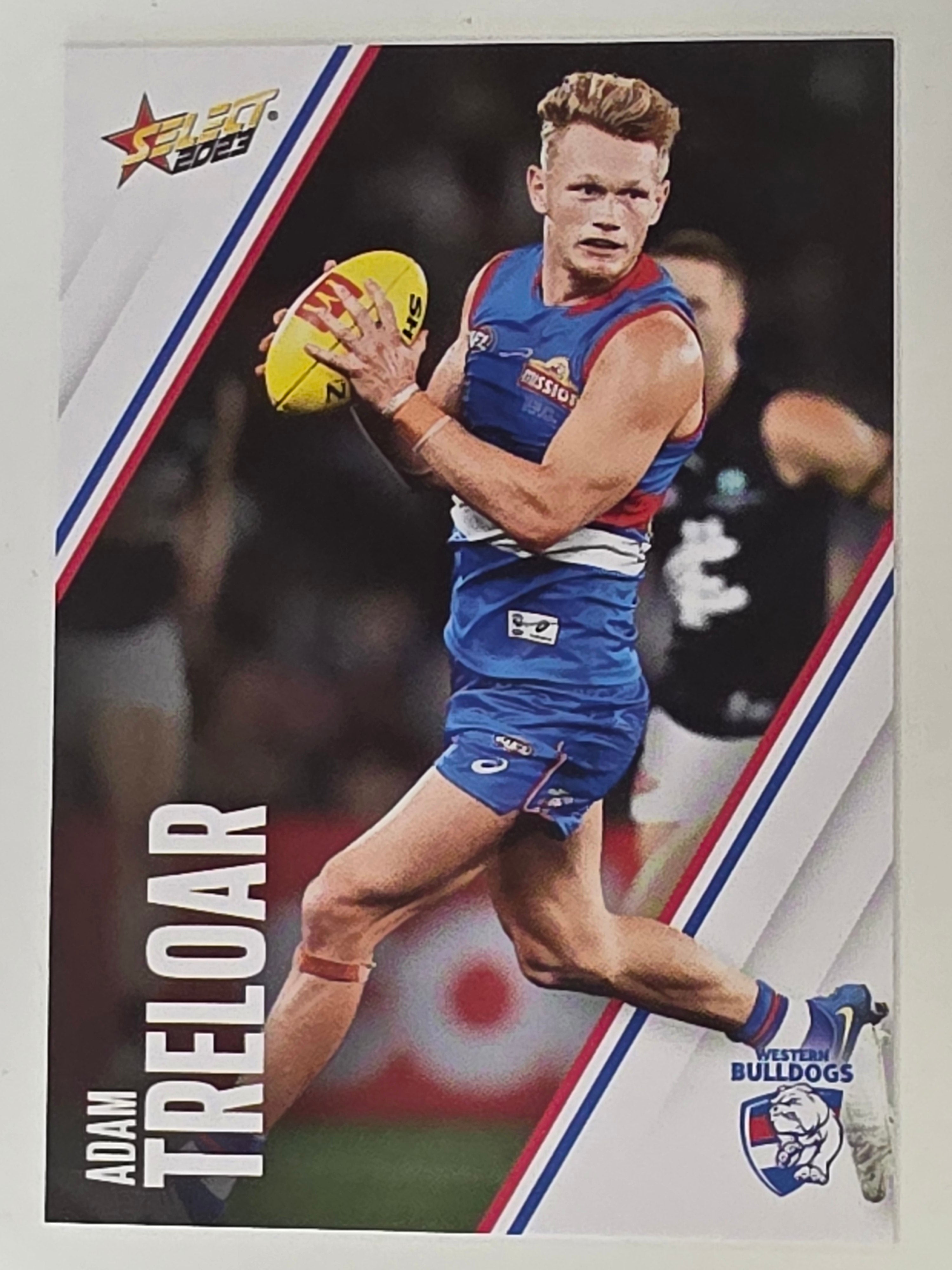 AFL 2023 Footy Stars Base Card #180 Adam Treloar Western Bulldogs