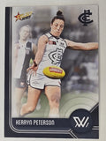 AFL 2023 Footy Stars Base Card #189 Kerryn Peterson Carlton Blues AFLW