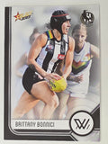 AFL 2023 Footy Stars Base Card #191 Brittany Bonnici Collingwood Magpies AFLW