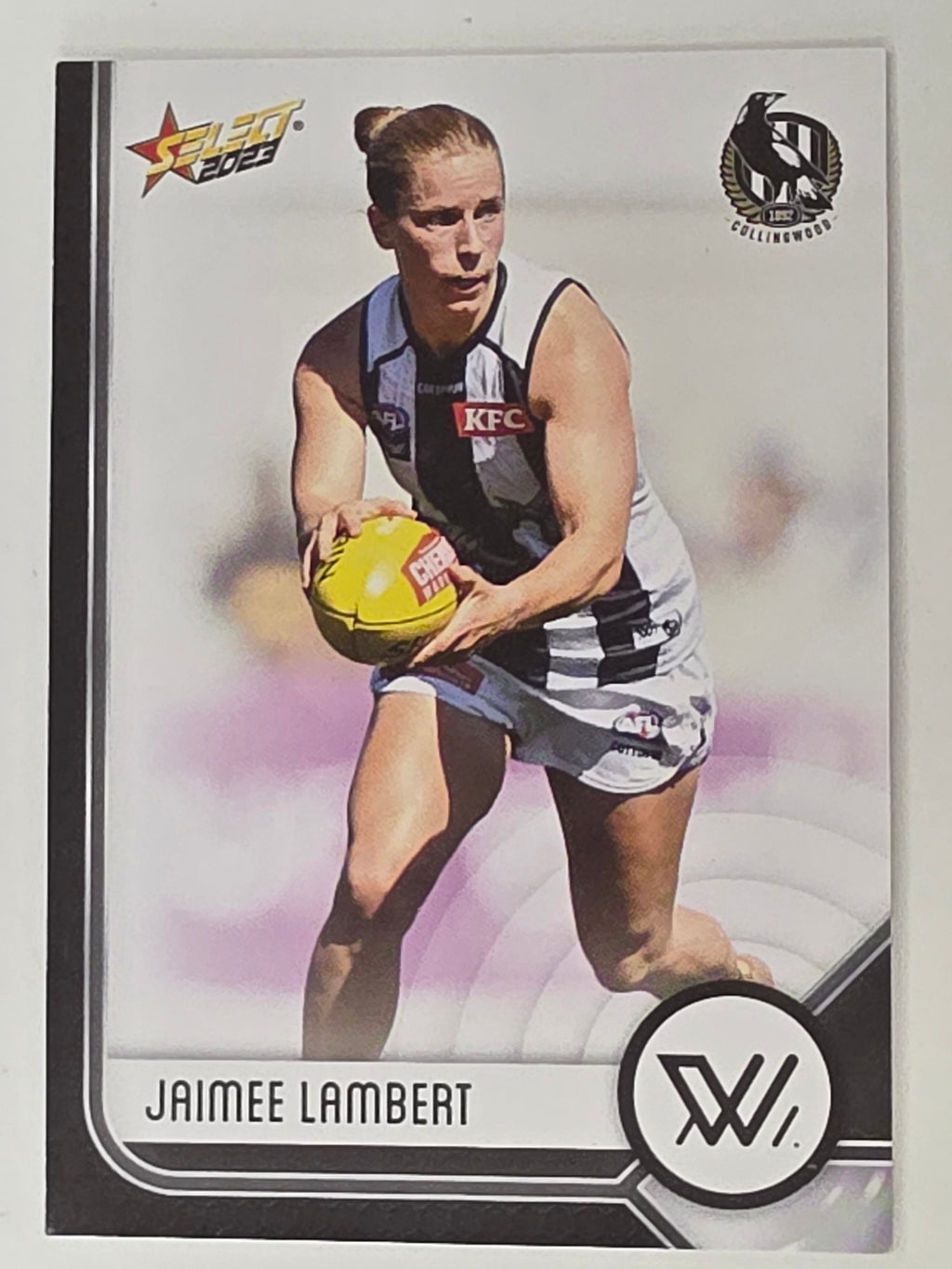 AFL 2023 Footy Stars Base Card #193 Jaimee Lambert Collingwood Magpies AFLW