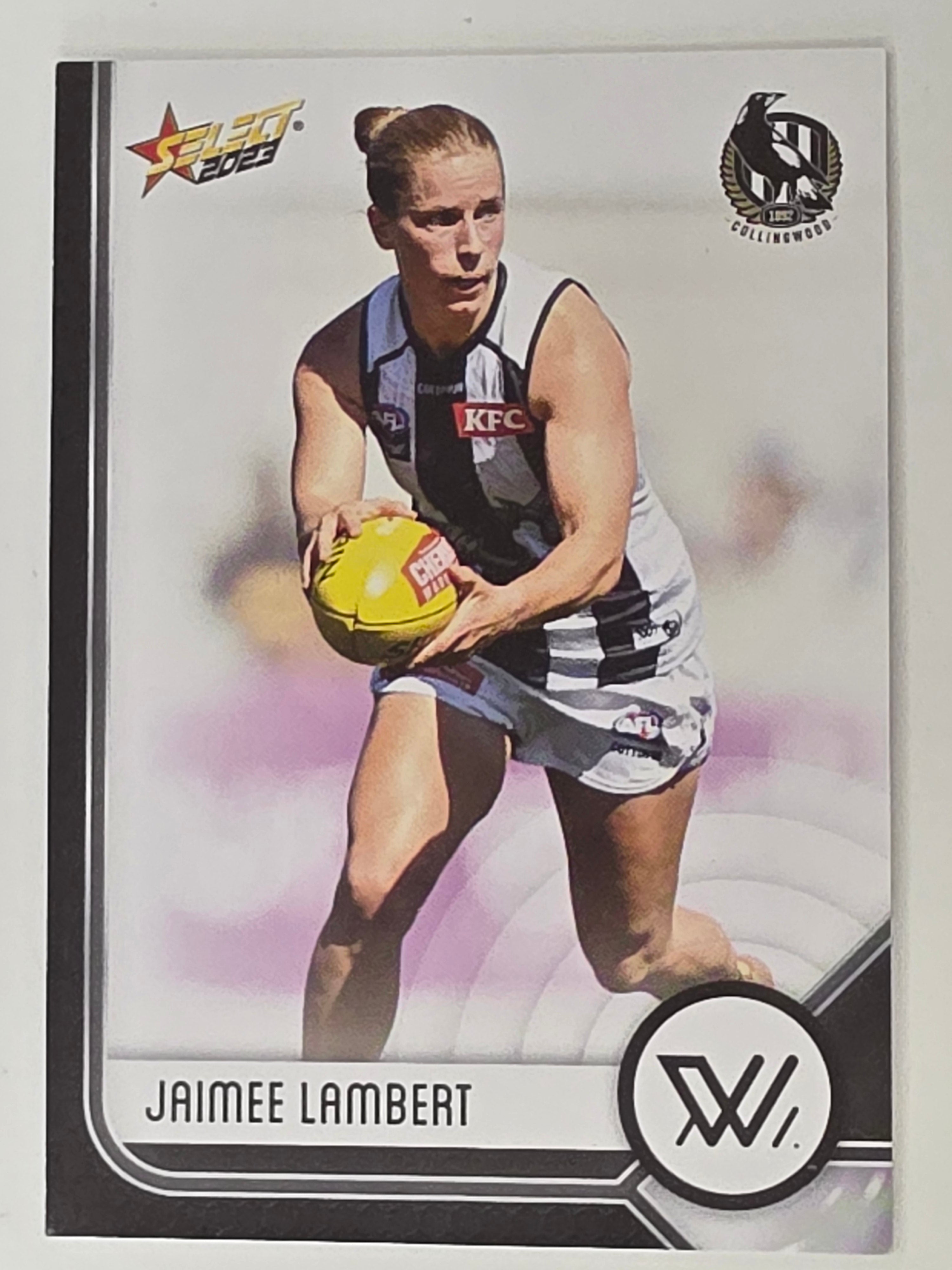 AFL 2023 Footy Stars Base Card #193 Jaimee Lambert Collingwood Magpies AFLW
